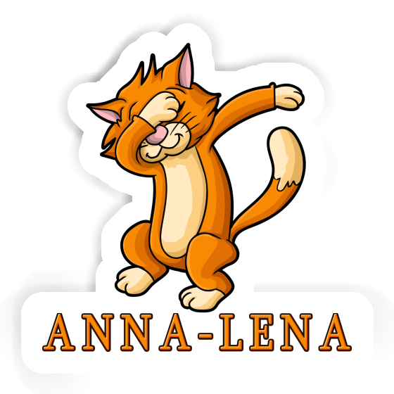 Aufkleber Anna-lena Katze Notebook Image