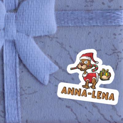 Sticker Anna-lena Christmas Cat Gift package Image