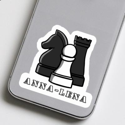 Schachfigur Aufkleber Anna-lena Notebook Image
