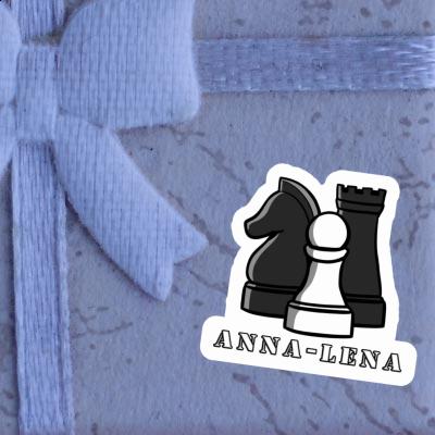 Chessman Sticker Anna-lena Notebook Image
