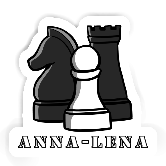 Schachfigur Aufkleber Anna-lena Laptop Image
