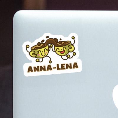Anna-lena Aufkleber Kaffee Laptop Image