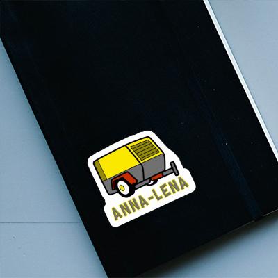 Anna-lena Sticker Kompressor Notebook Image