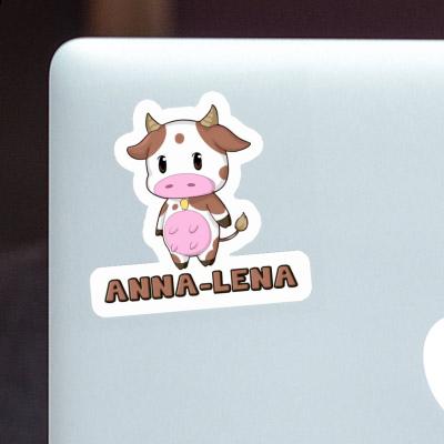 Sticker Anna-lena Cow Notebook Image
