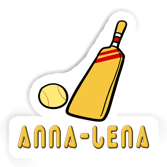 Anna-lena Sticker Cricket Bat Gift package Image