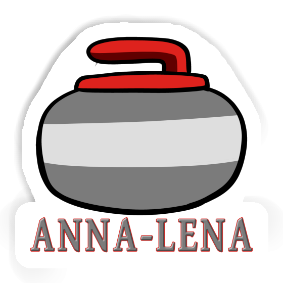 Anna-lena Sticker Curling Stone Laptop Image