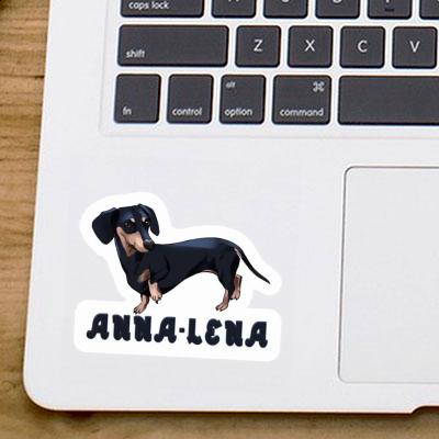 Sticker Dachshund Anna-lena Laptop Image