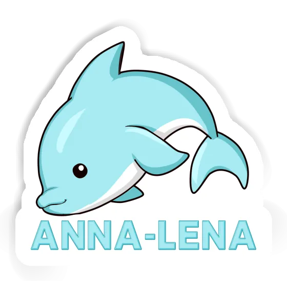 Sticker Anna-lena Dolphin Laptop Image