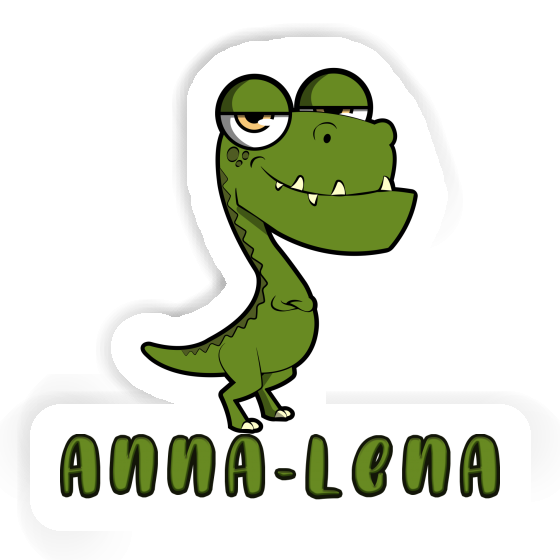Sticker Anna-lena Dinosaurier Laptop Image