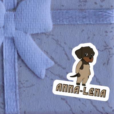 Sticker Anna-lena German Wirehaired Pointer Gift package Image