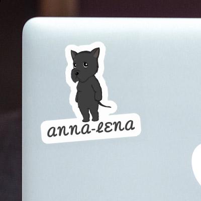 Anna-lena Sticker Giant Schnauzer Laptop Image