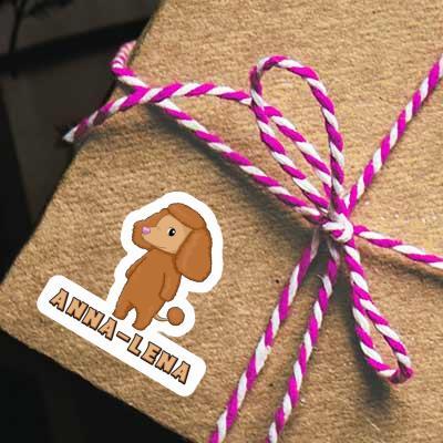 Sticker Anna-lena Poodle Gift package Image