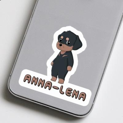 Anna-lena Sticker Rottweiler Notebook Image