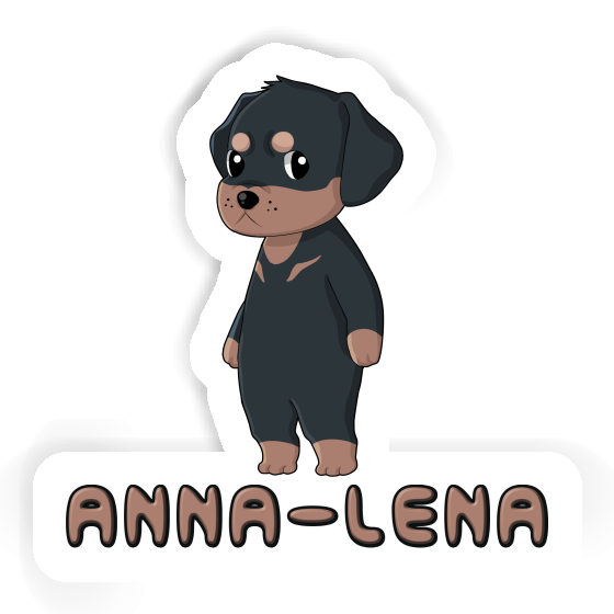 Rottweiler Sticker Anna-lena Laptop Image