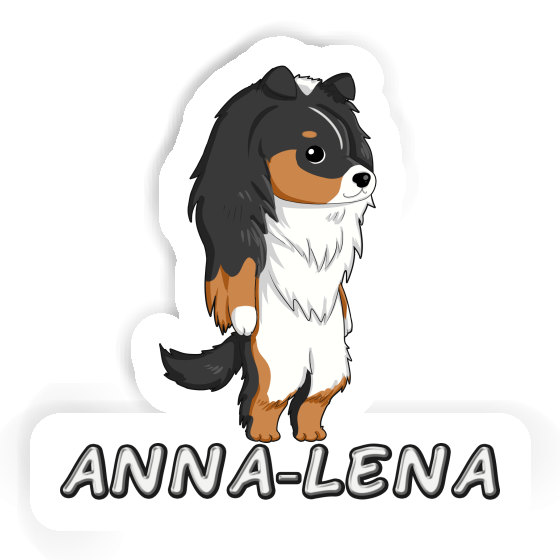 Anna-lena Sticker Shetland Sheepdog Notebook Image