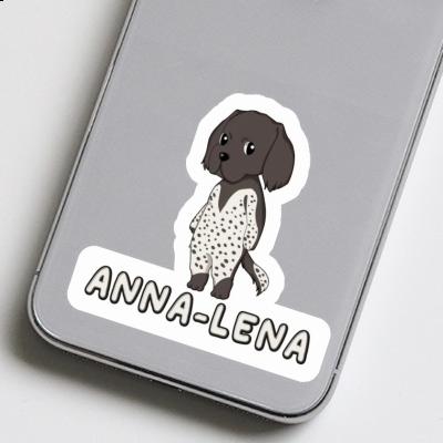 Anna-lena Sticker Small Munsterlander Notebook Image