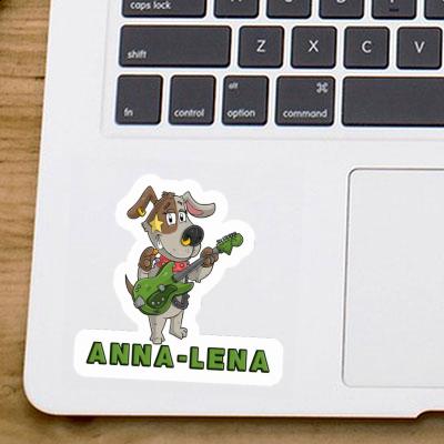 Sticker Anna-lena Guitarist Laptop Image