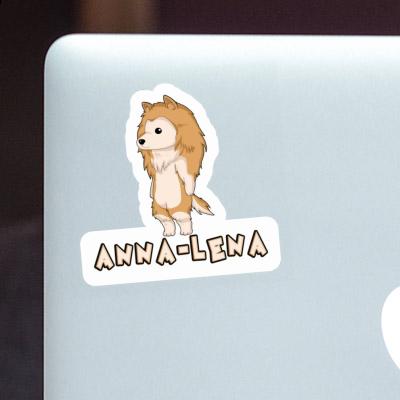 Sticker Anna-lena Collie Notebook Image