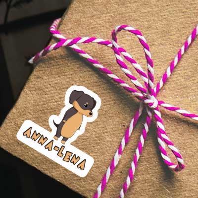 Sticker Anna-lena Dachshund Laptop Image