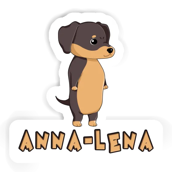 Autocollant Teckel Anna-lena Gift package Image