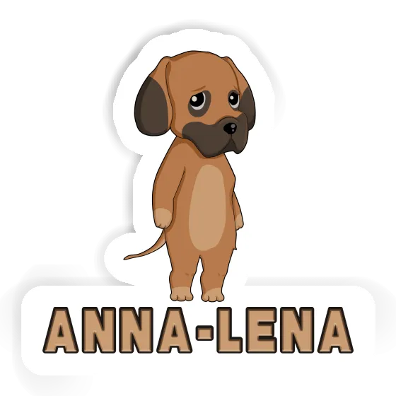 Sticker Deutsche Dogge Anna-lena Laptop Image