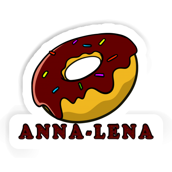 Sticker Anna-lena Krapfen Laptop Image