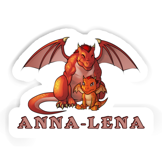 Anna-lena Sticker Dragon Notebook Image