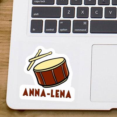 Anna-lena Autocollant Tambour Laptop Image