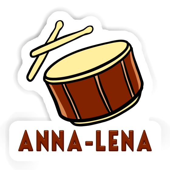Anna-lena Sticker Trommel Laptop Image