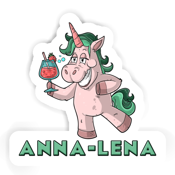 Party Unicorn Sticker Anna-lena Notebook Image