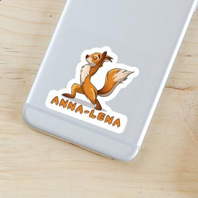 Sticker Anna-lena Yoga-Eichhörnchen Gift package Image