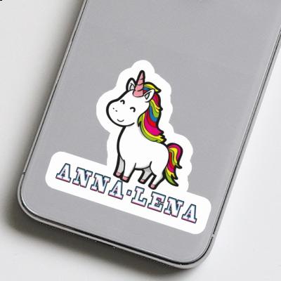 Sticker Unicorn Anna-lena Notebook Image