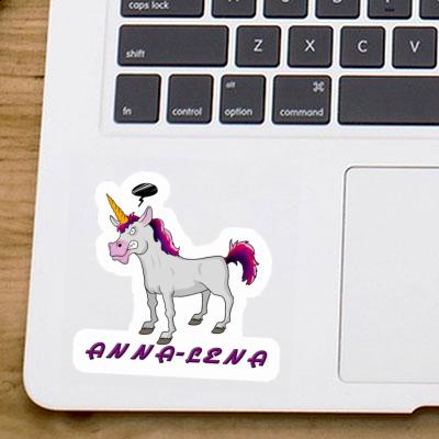 Sticker Anna-lena Angry Unicorn Image