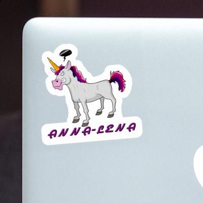 Sticker Anna-lena Angry Unicorn Gift package Image