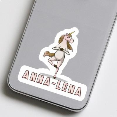 Sticker Anna-lena Yoga-Einhorn Gift package Image