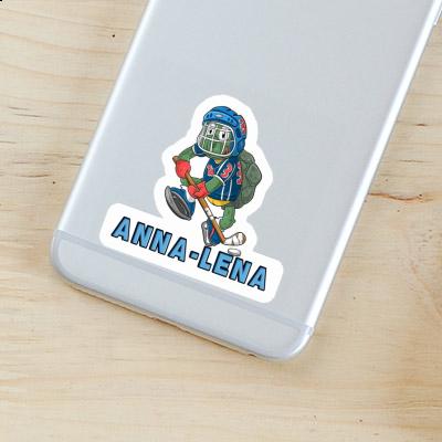 Sticker Anna-lena Hockey Player Notebook Image