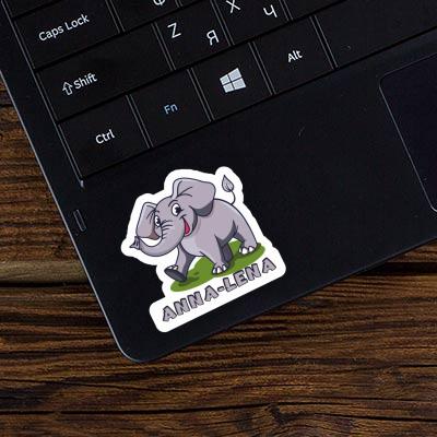 Elephant Sticker Anna-lena Laptop Image