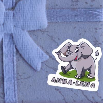 Aufkleber Anna-lena Elefant Image