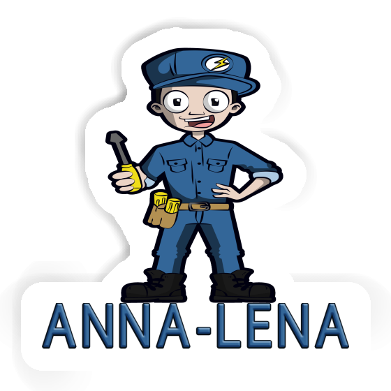 Anna-lena Sticker Electrician Notebook Image