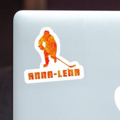 Sticker Anna-lena Hockey Player Notebook Image