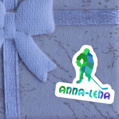 Anna-lena Sticker Hockey Player Laptop Image