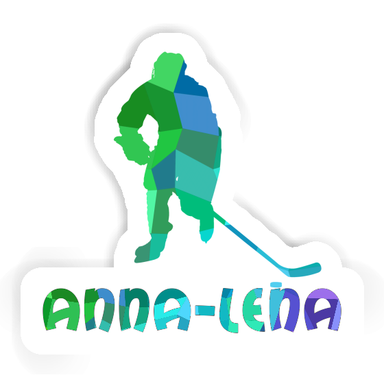 Autocollant Anna-lena Joueur de hockey Laptop Image