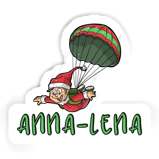 Fallschirmspringer Sticker Anna-lena Laptop Image