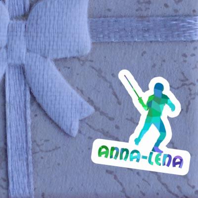 Fencer Sticker Anna-lena Notebook Image