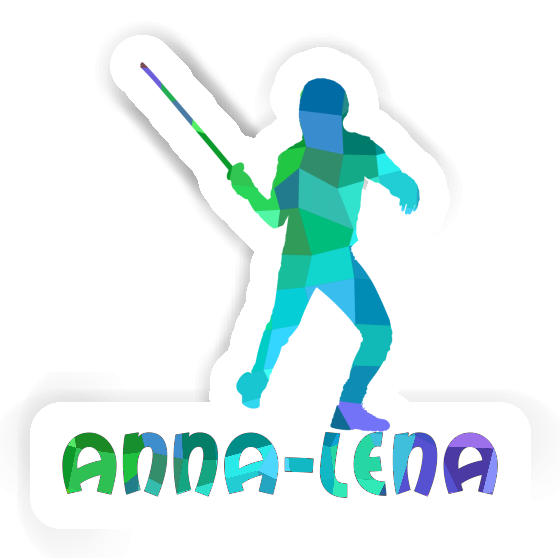 Fencer Sticker Anna-lena Laptop Image