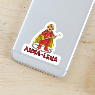 Sticker Anna-lena Firefighter Gift package Image
