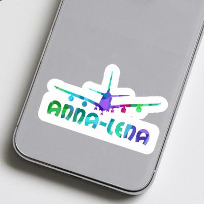 Flugzeug Sticker Anna-lena Notebook Image