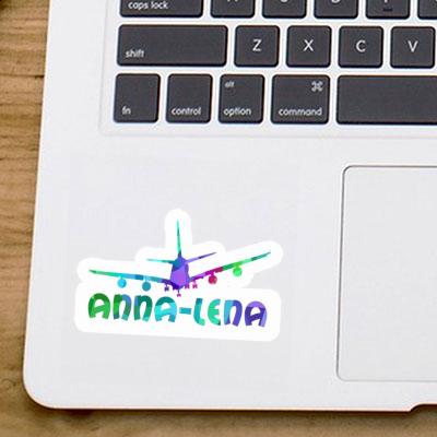 Anna-lena Sticker Airplane Image