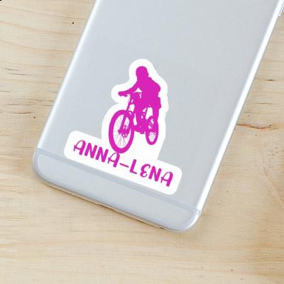 Anna-lena Sticker Freeride Biker Notebook Image