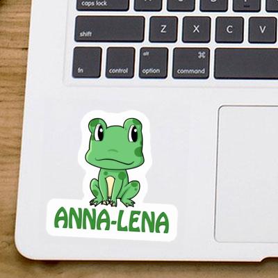 Sticker Frog Anna-lena Notebook Image